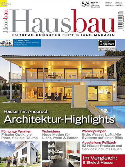 德国《Hausbau》房屋建筑杂志PDF电子版【2014年合集6期】