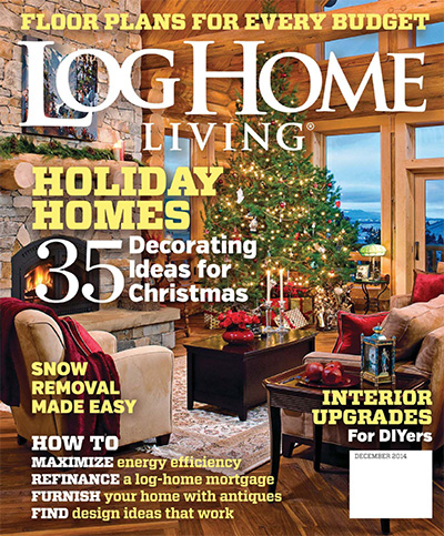 美国《Log Home Living》木屋别墅杂志PDF电子版【2014年合集5期】