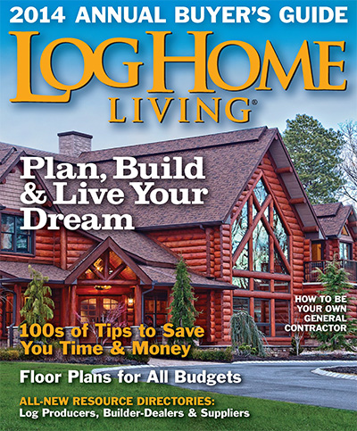 美国《Log Home Living》木屋别墅杂志PDF电子版【2014年合集5期】