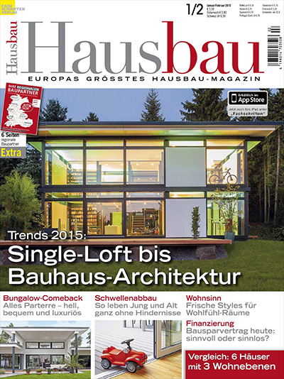 德国《Hausbau》房屋建筑杂志PDF电子版【2015年合集6期】