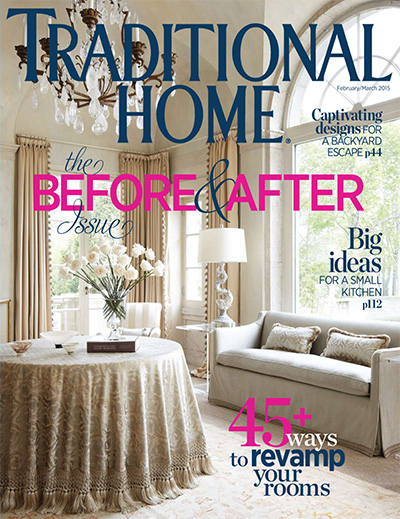 美国《Traditional Home》传统住宅装饰杂志PDF电子版【2015年合集9期】