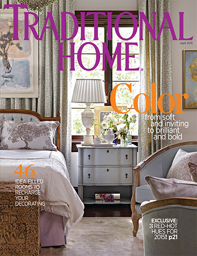 美国《Traditional Home》传统住宅装饰杂志PDF电子版【2015年合集9期】
