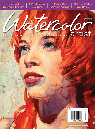 美国《Watercolor Artist》水彩画家杂志PDF电子版【2015年合集6期】