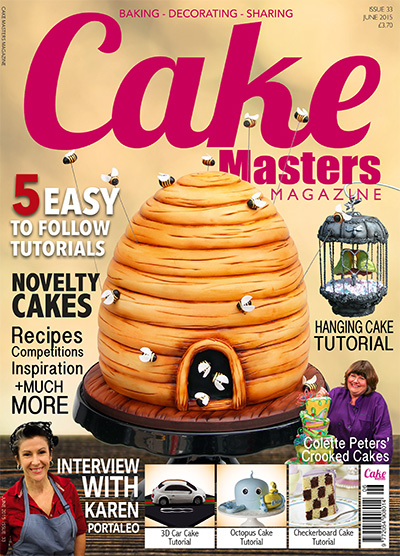 英国《Cake Masters》蛋糕大师杂志PDF电子版【2015年合集9期】