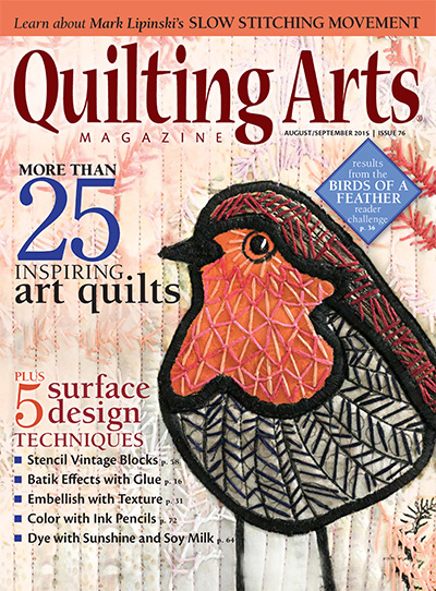 美国《Quilting Arts》绗缝艺术杂志PDF电子版【2015年合集6期】