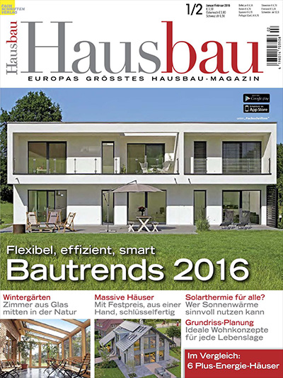 德国《Hausbau》房屋建筑杂志PDF电子版【2016年合集6期】