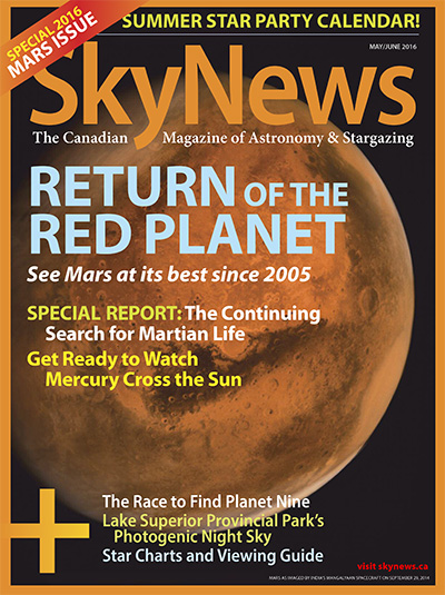 加拿大《SkyNews》天文杂志PDF电子版【2016年合集6期】