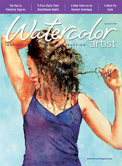 美国《Watercolor Artist》水彩画家杂志PDF电子版【2016年合集6期】