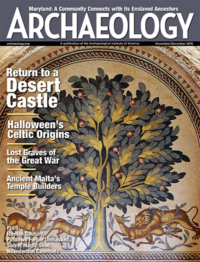 美国《Archaeology》世界考古杂志PDF电子版【2016年合集6期】