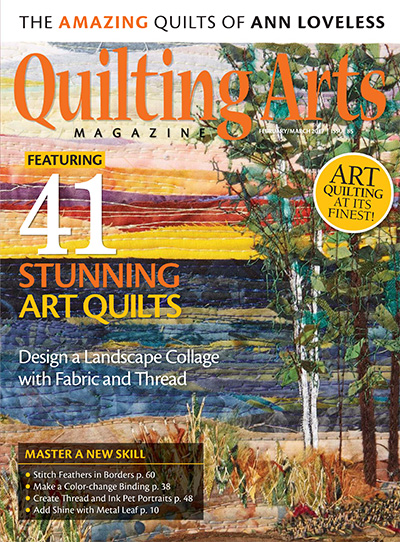 美国《Quilting Arts》绗缝艺术杂志PDF电子版【2017年合集6期】