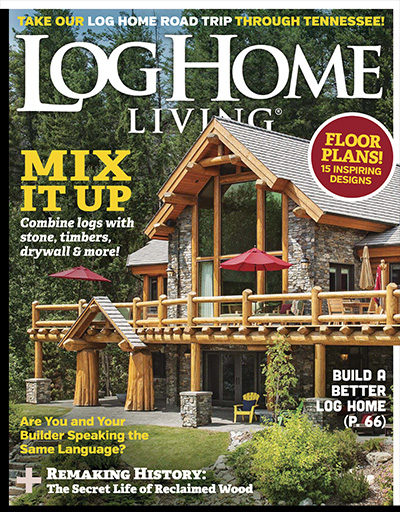 美国《Log Home Living》木屋别墅杂志PDF电子版【2017年合集10期】