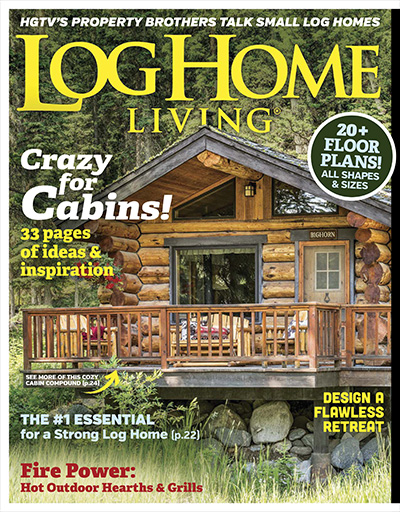 美国《Log Home Living》木屋别墅杂志PDF电子版【2017年合集10期】