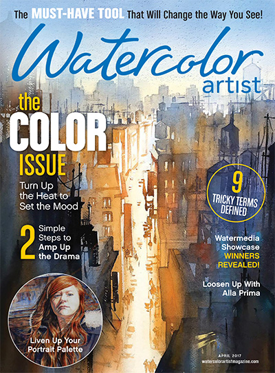 美国《Watercolor Artist》水彩画家杂志PDF电子版【2017年合集5期】