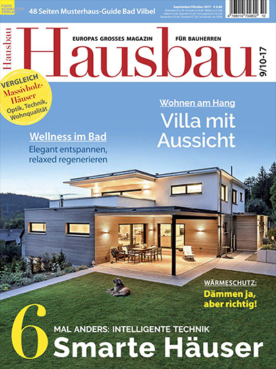 德国《Hausbau》房屋建筑杂志PDF电子版【2017年合集8期】