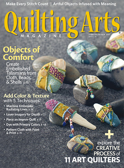 美国《Quilting Arts》绗缝艺术杂志PDF电子版【2018年合集4期】