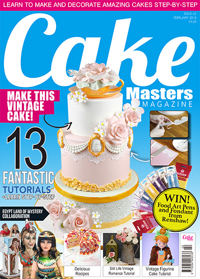 英国《Cake Masters》蛋糕大师杂志PDF电子版【2018年合集12期】