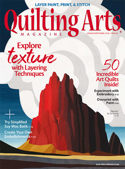 美国《Quilting Arts》绗缝艺术杂志PDF电子版【2018年合集4期】