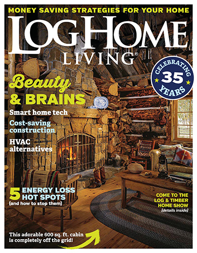 美国《Log Home Living》木屋别墅杂志PDF电子版【2018年合集8期】