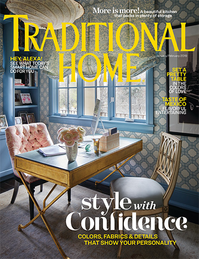 美国《Traditional Home》传统住宅装饰杂志PDF电子版【2019年合集5期】