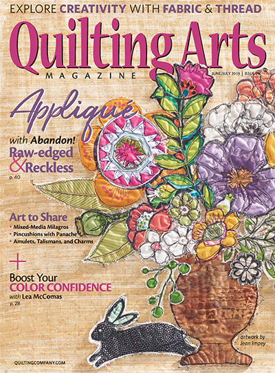 美国《Quilting Arts》绗缝艺术杂志PDF电子版【2019年合集6期】