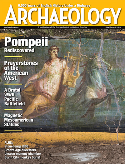 美国《Archaeology》世界考古杂志PDF电子版【2019年合集6期】