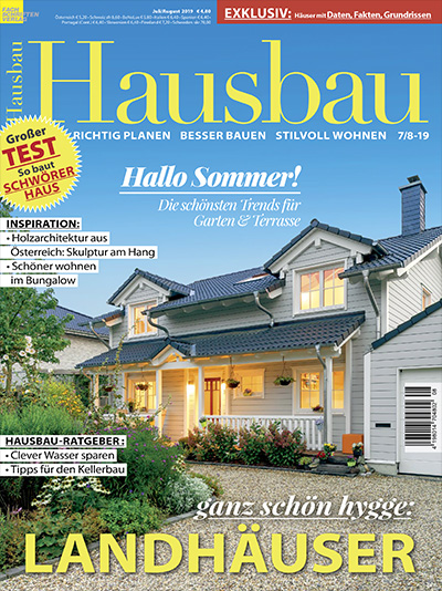 德国《Hausbau》房屋建筑杂志PDF电子版【2019年合集6期】
