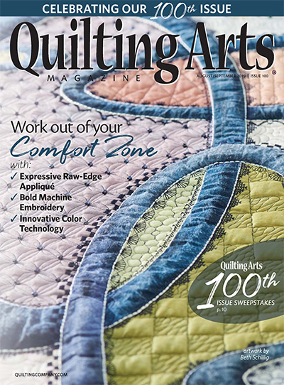 美国《Quilting Arts》绗缝艺术杂志PDF电子版【2019年合集6期】