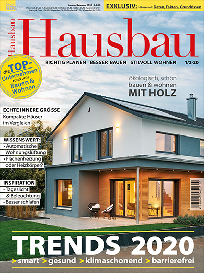 德国《Hausbau》房屋建筑杂志PDF电子版【2020年合集6期】