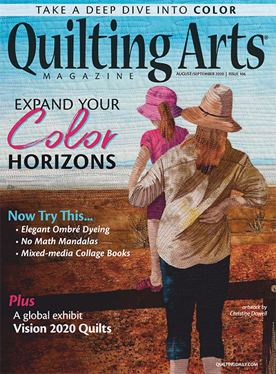 美国《Quilting Arts》绗缝艺术杂志PDF电子版【2020年合集6期】