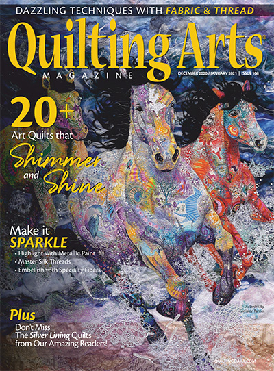 美国《Quilting Arts》绗缝艺术杂志PDF电子版【2020年合集6期】
