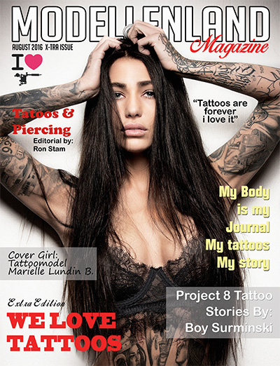 比利时《Modellenland Tattoo》当代时尚杂志PDF电子版【纹身专刊】