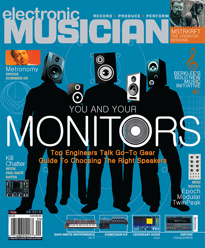 美国《Electronic Musician》电子音乐杂志PDF电子版【2016年第09月刊免费下载阅读】