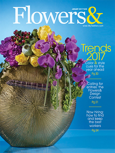 美国《Flowers＆》花卉设计杂志PDF电子版【2016-2018年合集24期】