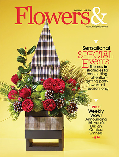 美国《Flowers＆》花卉设计杂志PDF电子版【2016-2018年合集24期】