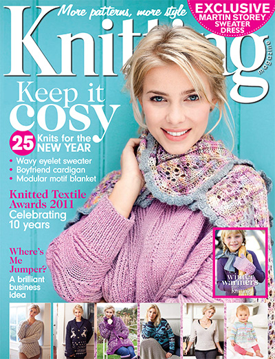 英国《knitting》服饰针织杂志PDF电子版【2011/2012年合集11期】