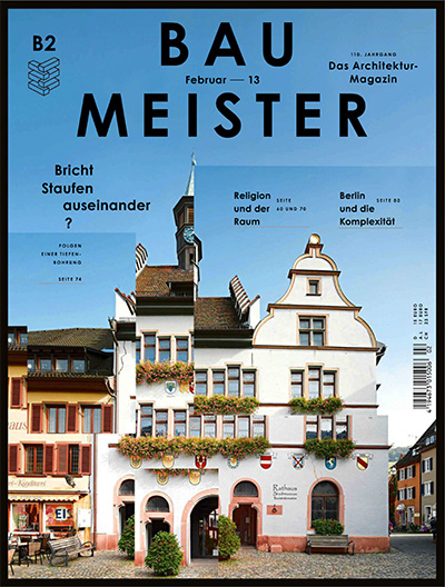 德国《Baumeister》工程建筑杂志PDF电子版【2013年合集12期】
