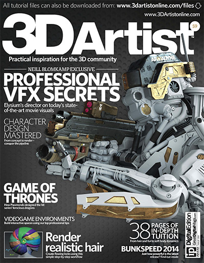 英国《3D Artist》三维艺术杂志PDF电子版【2013年合集13期】