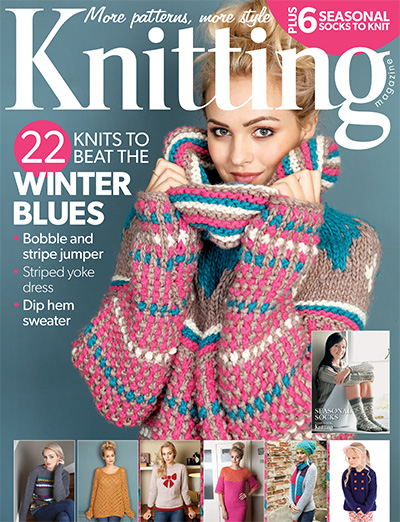 英国《knitting》服饰针织杂志PDF电子版【2014年合集10期】