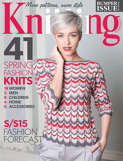 英国《knitting》服饰针织杂志PDF电子版【2015年合集12期】