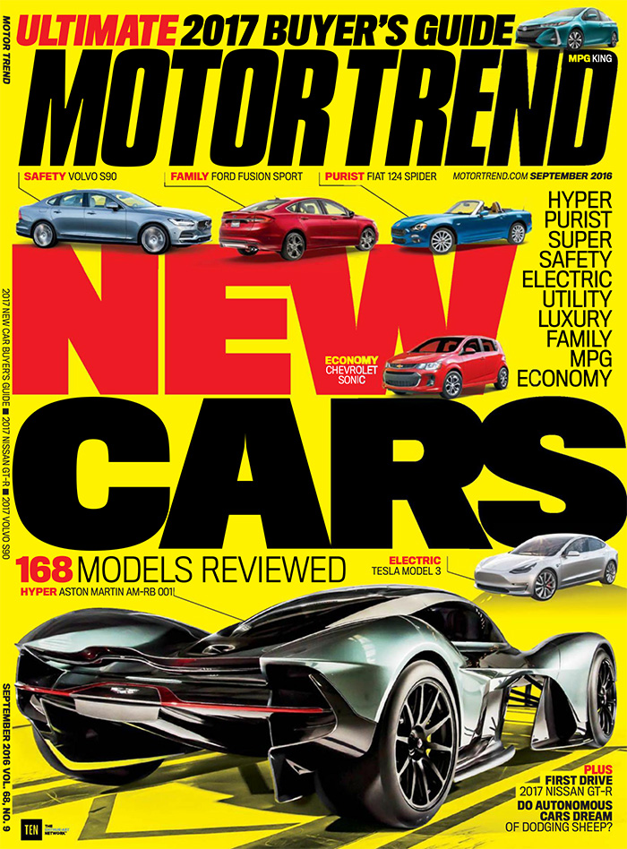 美国《Motor Trend》权威汽车杂志PDF电子版【2016年09月刊免费下载阅读】