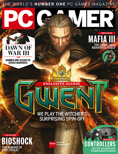 美国《PC Gamer》游戏玩家杂志PDF电子版【2016年合集13期】