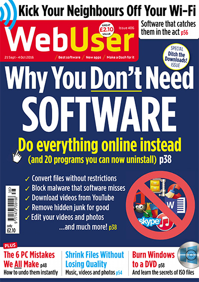 英国《WebUser》互联网杂志PDF电子版【2016年合集26期】
