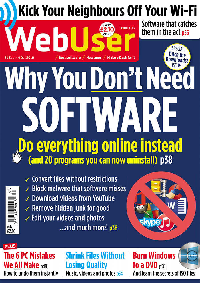英国《WebUser》互联网杂志PDF电子版【2016年第406号刊免费下载阅读】