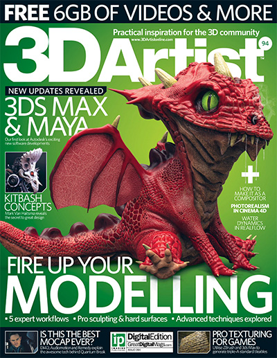 英国《3D Artist》三维艺术杂志PDF电子版【2016年合集13期】