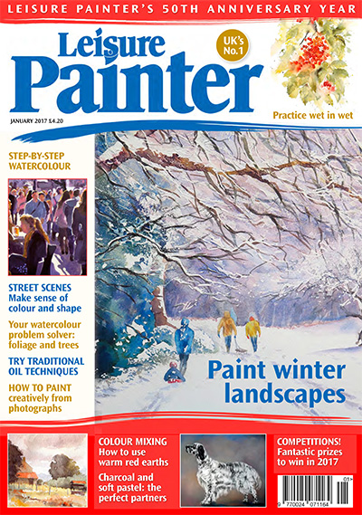 英国《Leisure Painter》水彩绘画杂志PDF电子版【2017年合集12期】