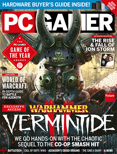 美国《PC Gamer》游戏玩家杂志PDF电子版【2018年合集12期】