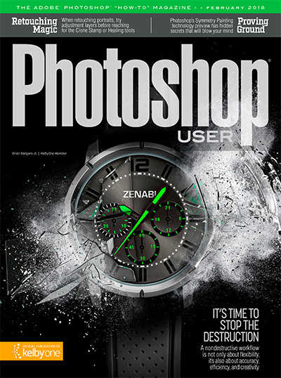 美国《Photoshop User》图像技术杂志PDF电子版【2018年合集2期】