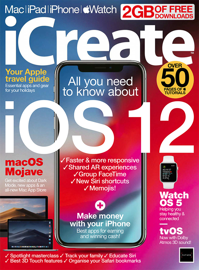 英国《iCreate》苹果数码科技杂志PDF电子版【2018年187号刊免费下载阅读】