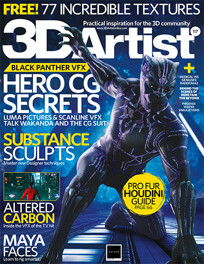 英国《3D Artist》三维艺术杂志PDF电子版【2018年合集12期】