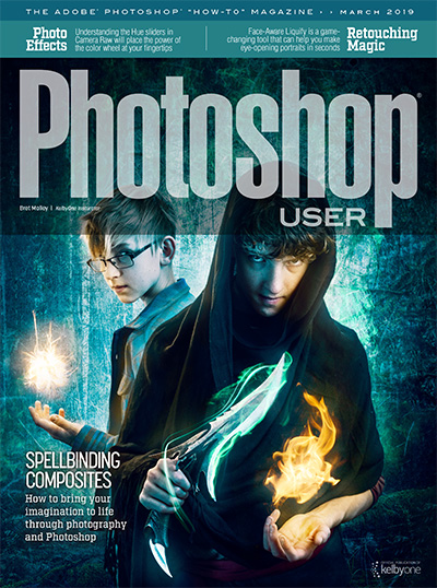 美国《Photoshop User》图像技术杂志PDF电子版【2019年合集10期】